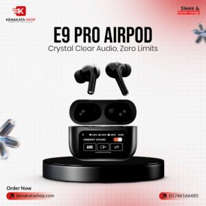 E9 Pro Touch AirPods - Black Colour